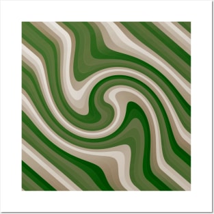 Green Waves Posters and Art